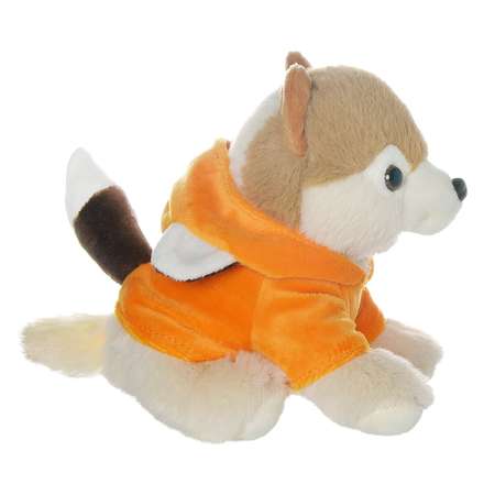 Игрушка ABTOYS Модные питомцы Собачка в оранжевом костюме Лисички