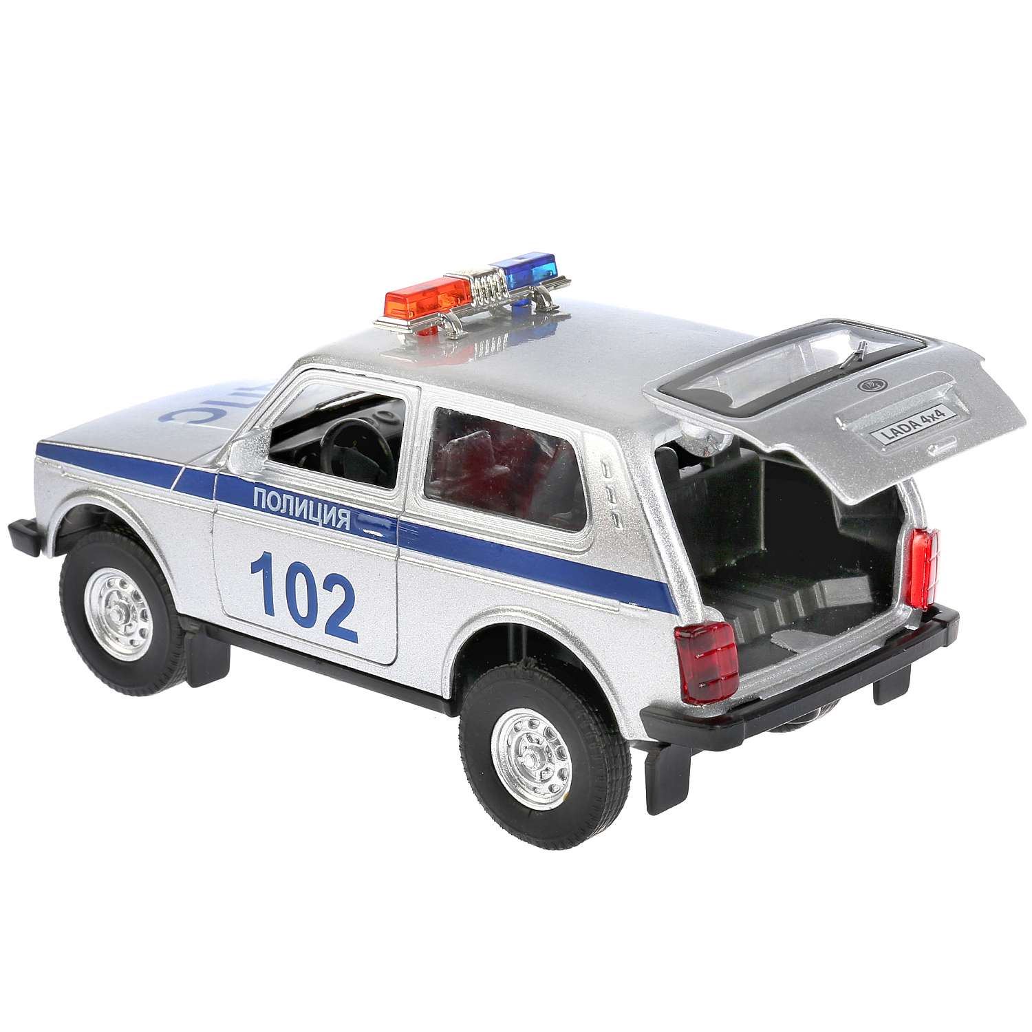 Машина Технопарк Lada Полицейская инерционная 267180 267180 - фото 6