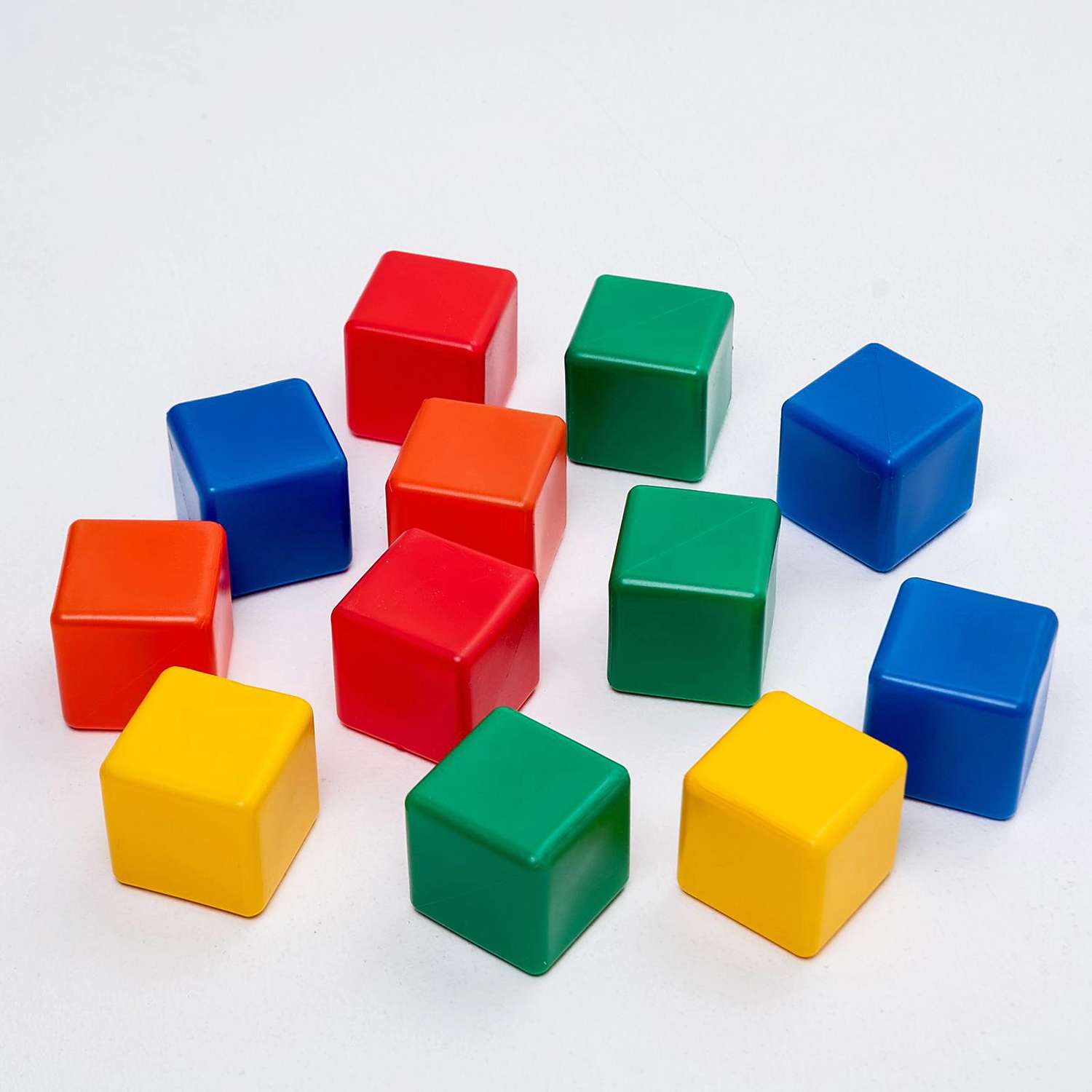 Набор Sima-Land цветных кубиков 6 × 6 см 12 штук - фото 2