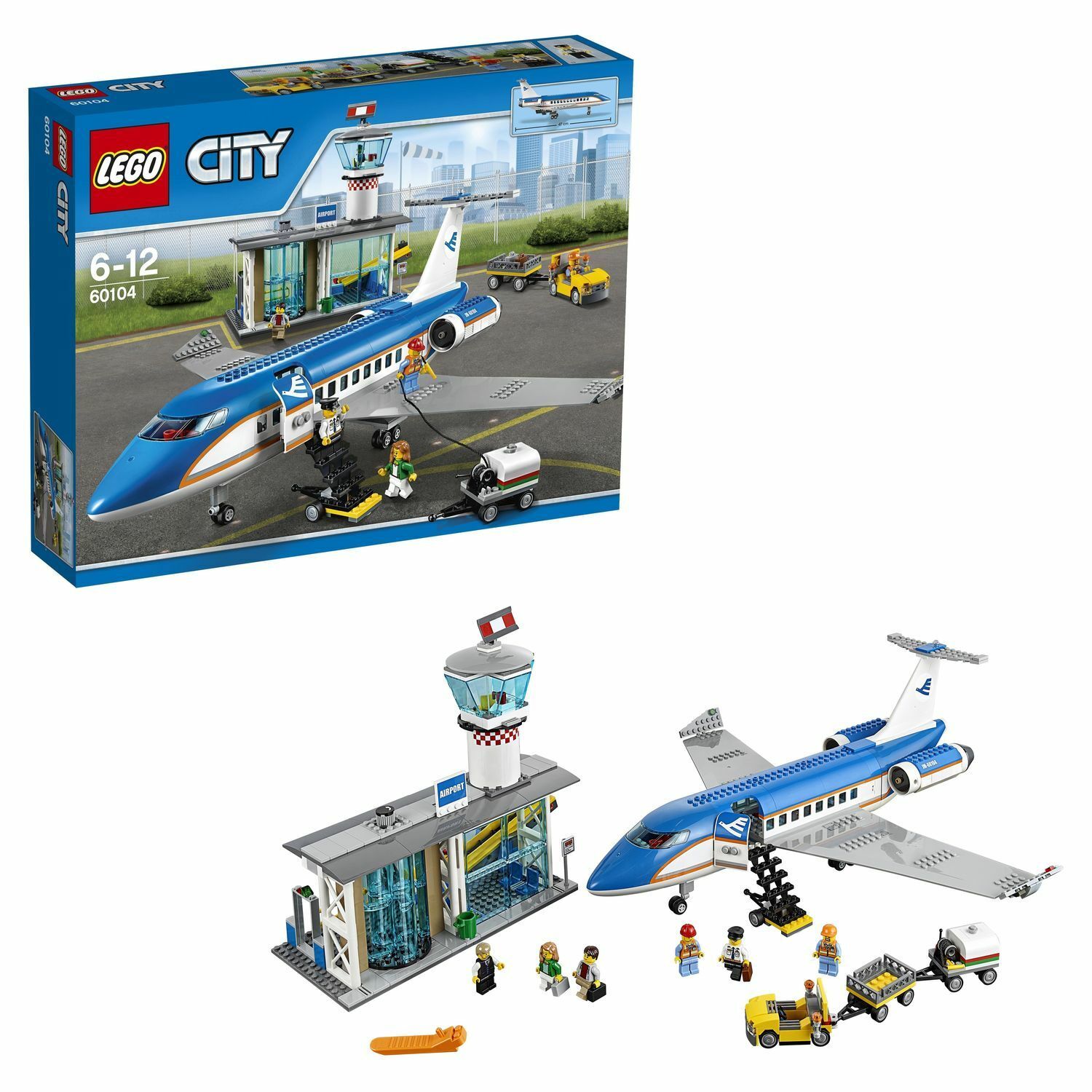 Конструктор LEGO City Airport Пассажирский терминал аэропорта (60104)