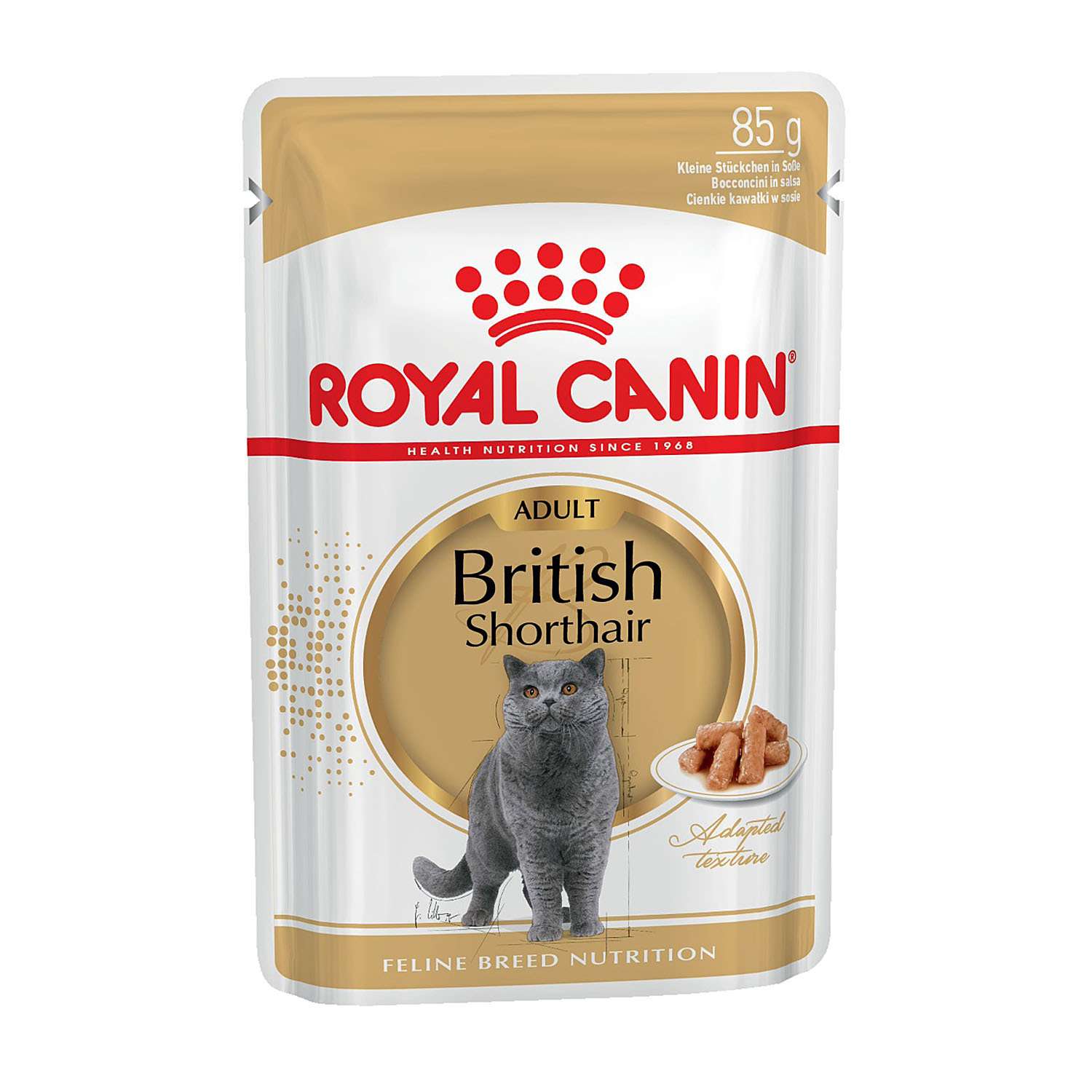 Корм влажный для кошек ROYAL CANIN British Shorthai 85г соус британской короткошерстной породы с 12месяцев - фото 2