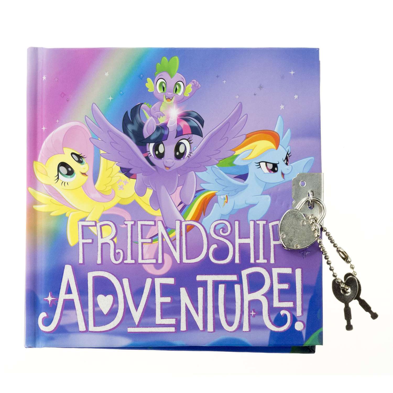 Записная книжка Kinderline My Little Pony с замком-сердечко 80л MPFS-UA1-A-4805-W - фото 1