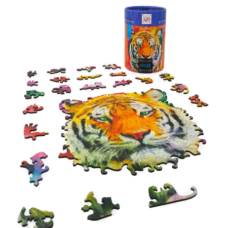 Фигурный пазл Нескучные игры Animal art Тигр 108 деталей