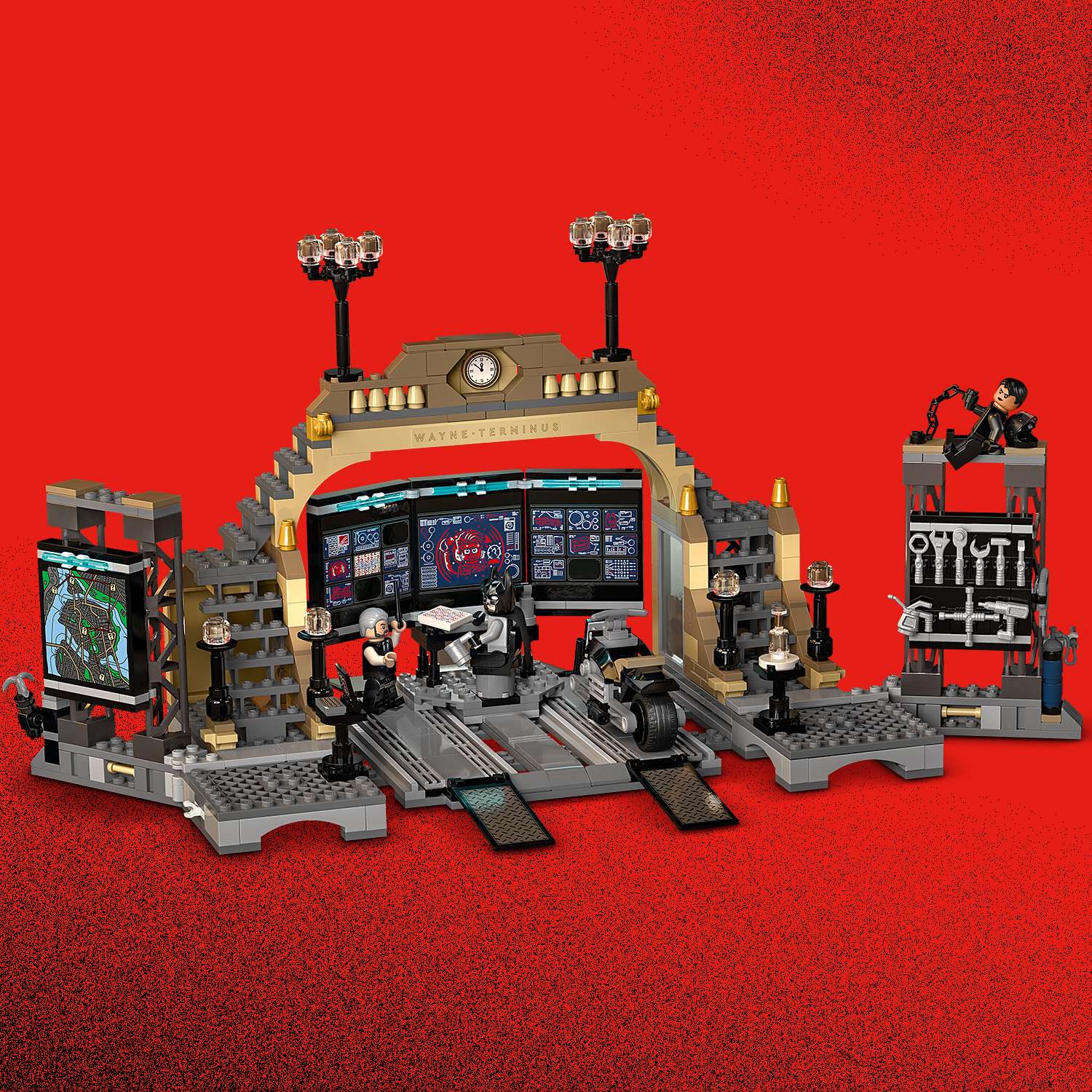 Конструктор LEGO Super Heroes Бэтпещера схватка с Загадочником 76183 - фото 4