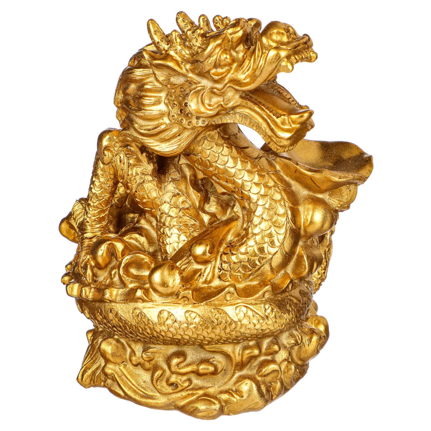 Сувенир Сноубум Китайский дракон с эффектом состаренная бронза - фото 4