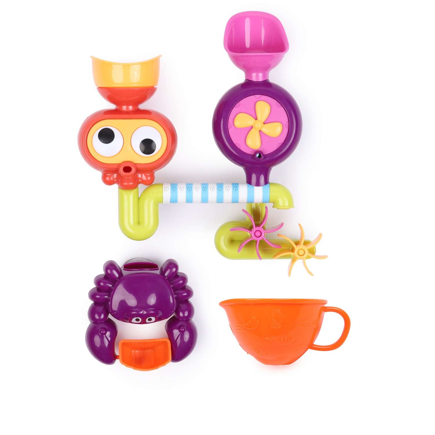 Набор игрушек для ванной Happy Baby Eureka оранжевая - фото 1