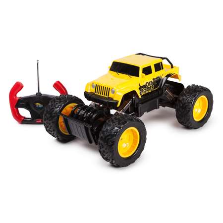 Машинка р/у Rastar ROCK CRAWLER ACTION 1:18 желтая