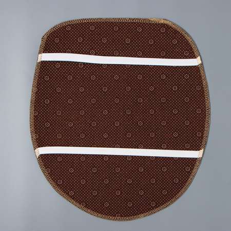 Набор ковриков Доляна для ванной и туалета «Ракушки» 3 шт: 38×46 40×45 45×75 см
