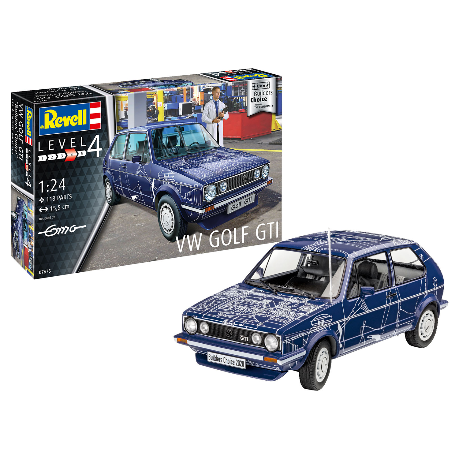 Сборная модель Revell Автомобиль VW Golf Gti Builders Choice купить по цене  4679 ₽ в интернет-магазине Детский мир