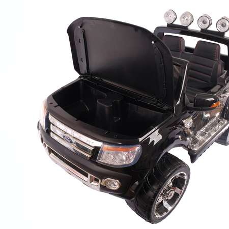 Электромобиль Sima-Land Ford ranger кожаное сидение EVA колеса цвет черный