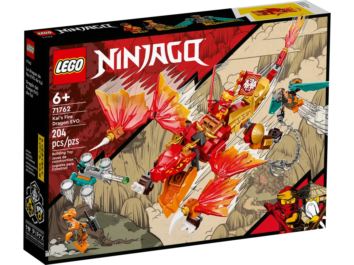 Конструктор LEGO Ninjago Огненный дракон ЭВО Кая 71762 - фото 1