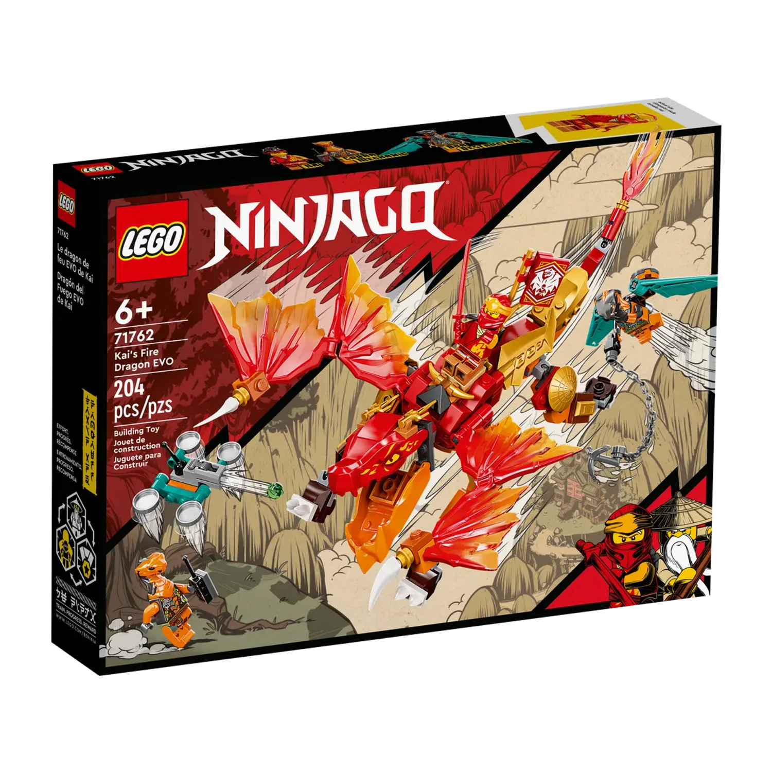 Конструктор LEGO Ninjago Огненный дракон ЭВО Кая 71762 - фото 1
