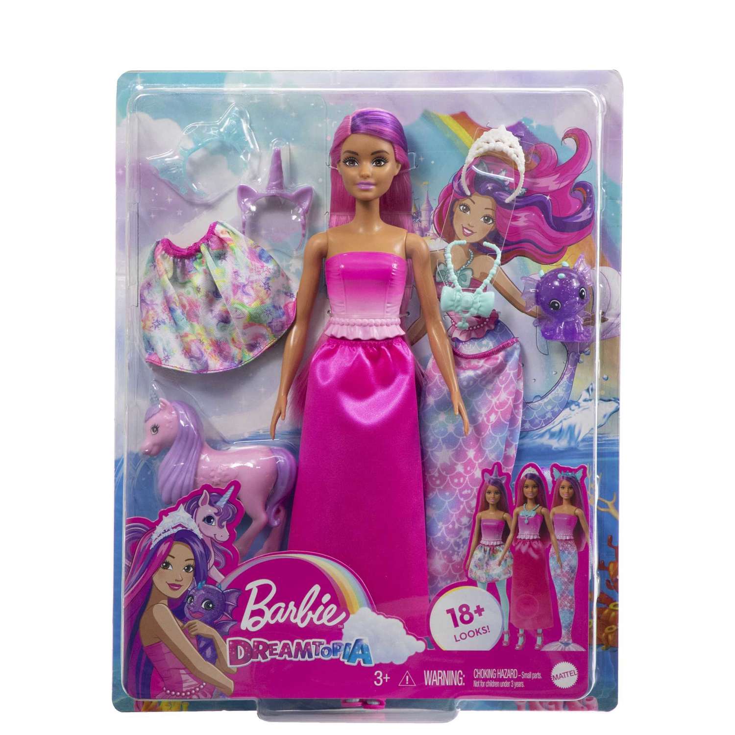 Кукла Barbie Дримтопия волшебное превращение HLC28 - фото 1