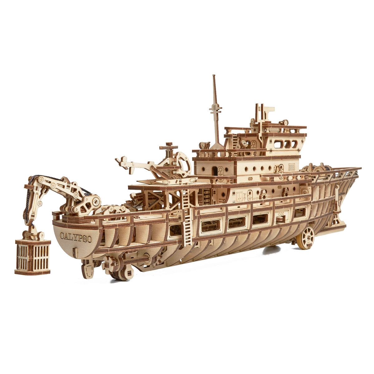 Сборная модель Wood Trick Исследовательская Яхта. Корабль - фото 5