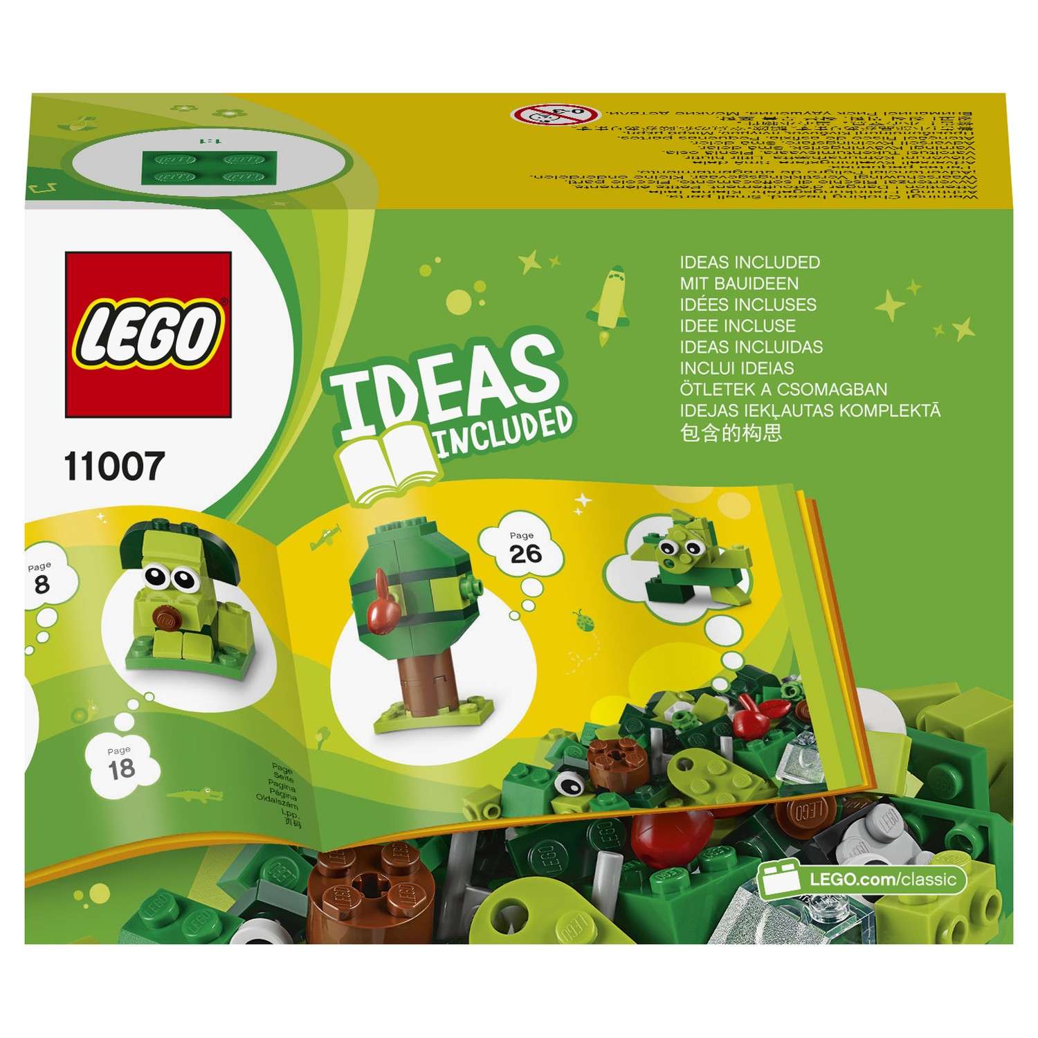 Конструктор LEGO Classic Зеленый 11007 - фото 3