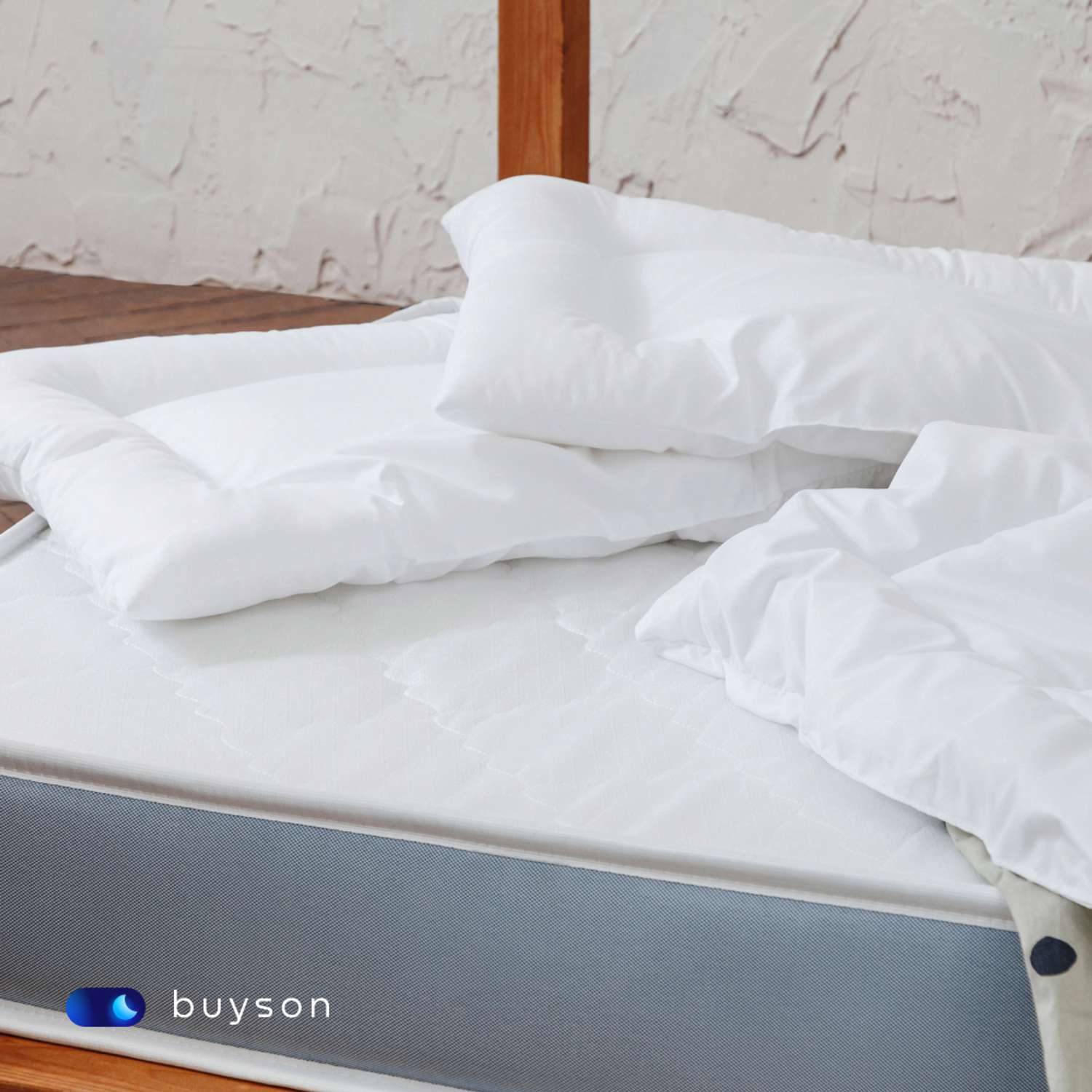 Анатомическая подушка buyson BuySweet от 3 до 5 лет 35х55 см высота 6 см - фото 7