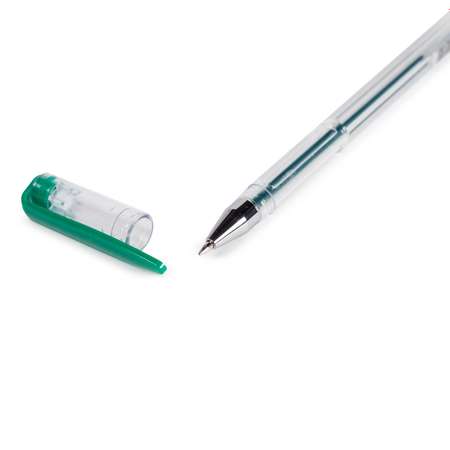 Ручка гелевая Erhaft Зеленая MF24300GN