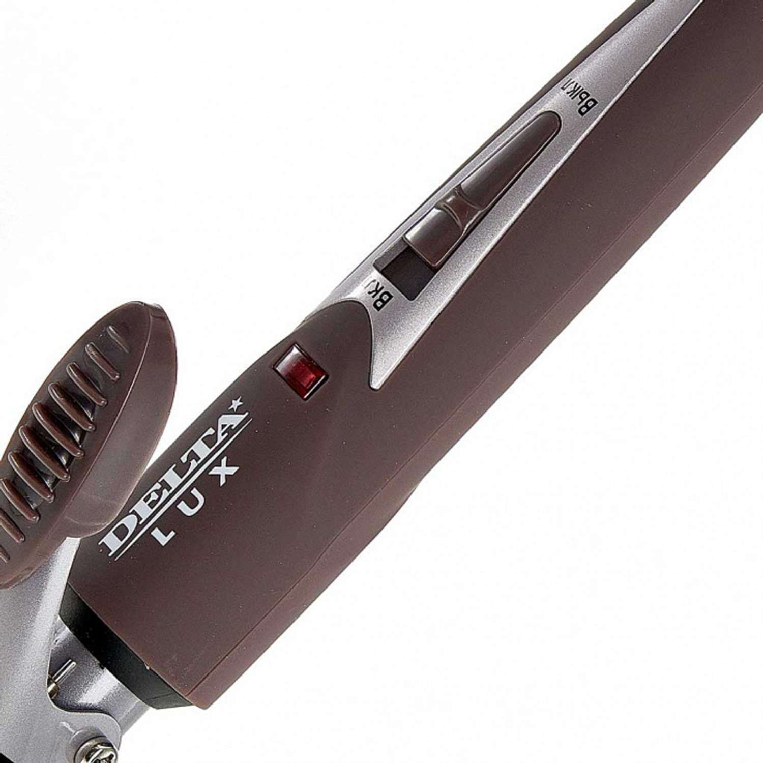 Стайлер для завивки волос Delta Lux DL-0630 коричневый керамическое покрытие d 19 мм 25 Вт - фото 4