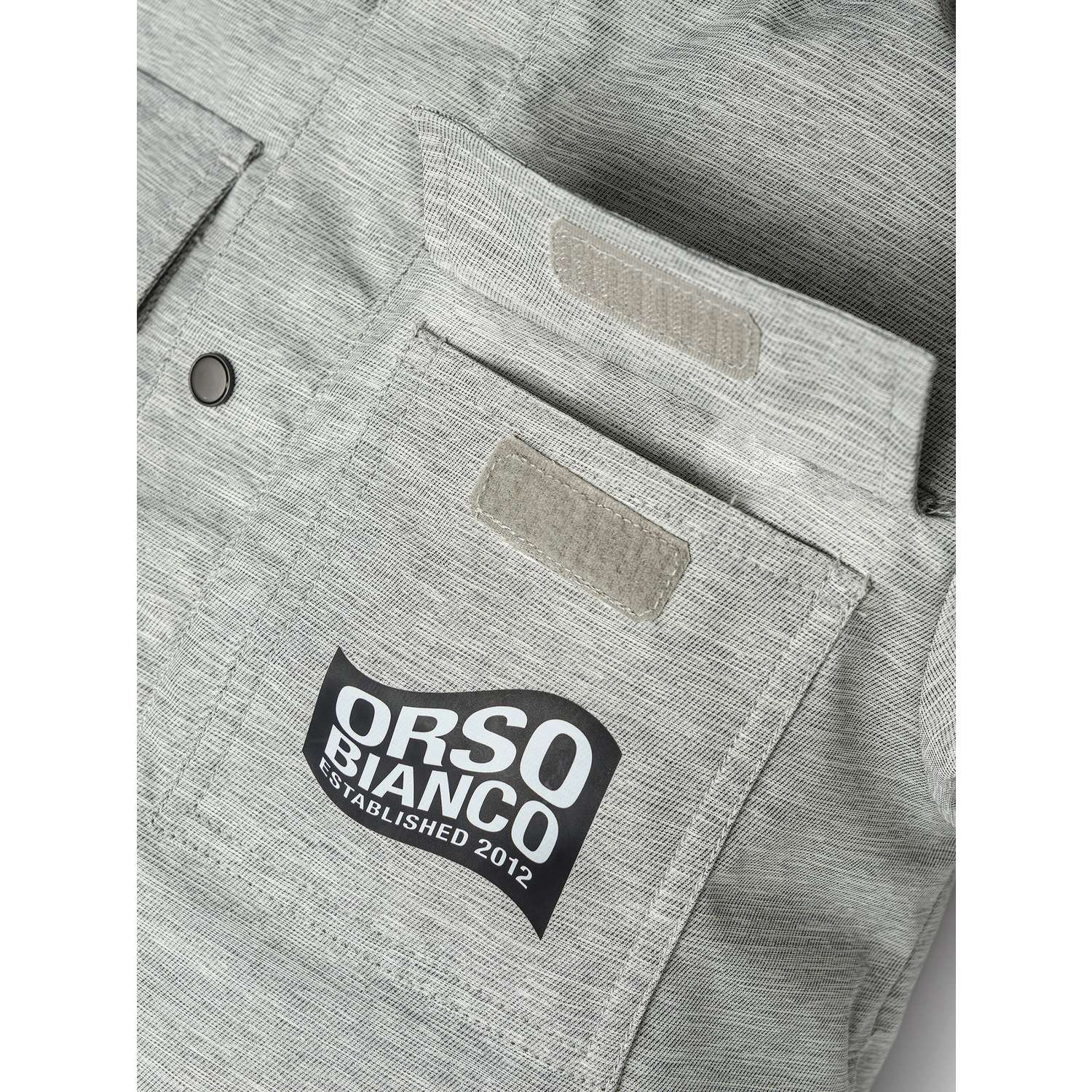 Куртка Orso Bianco OB21076-22_серый меланж - фото 14