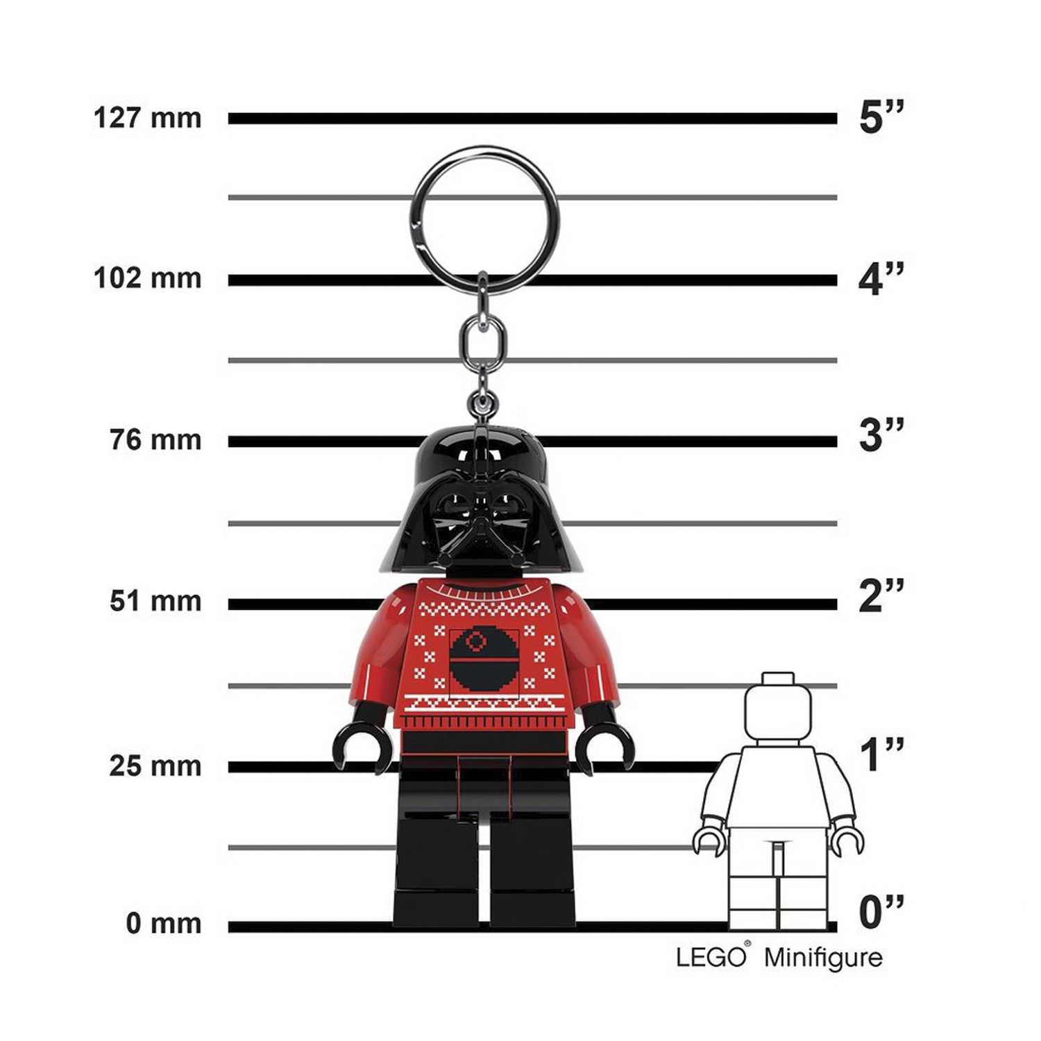 Брелок-фонарик LEGO Darth Vader - фото 7