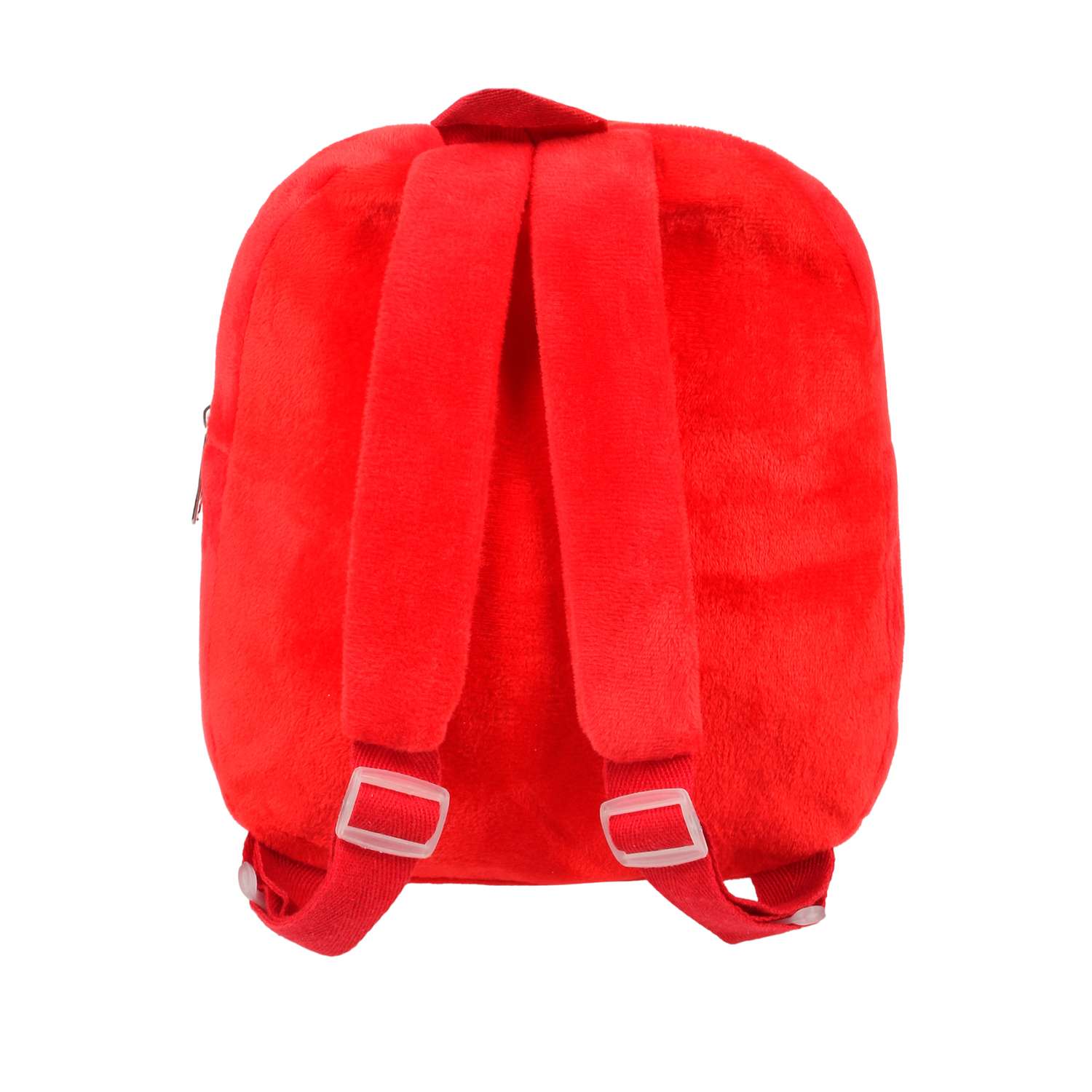 Рюкзак с игрушкой Little Mania красный Дракоша зелено-розовый - фото 3