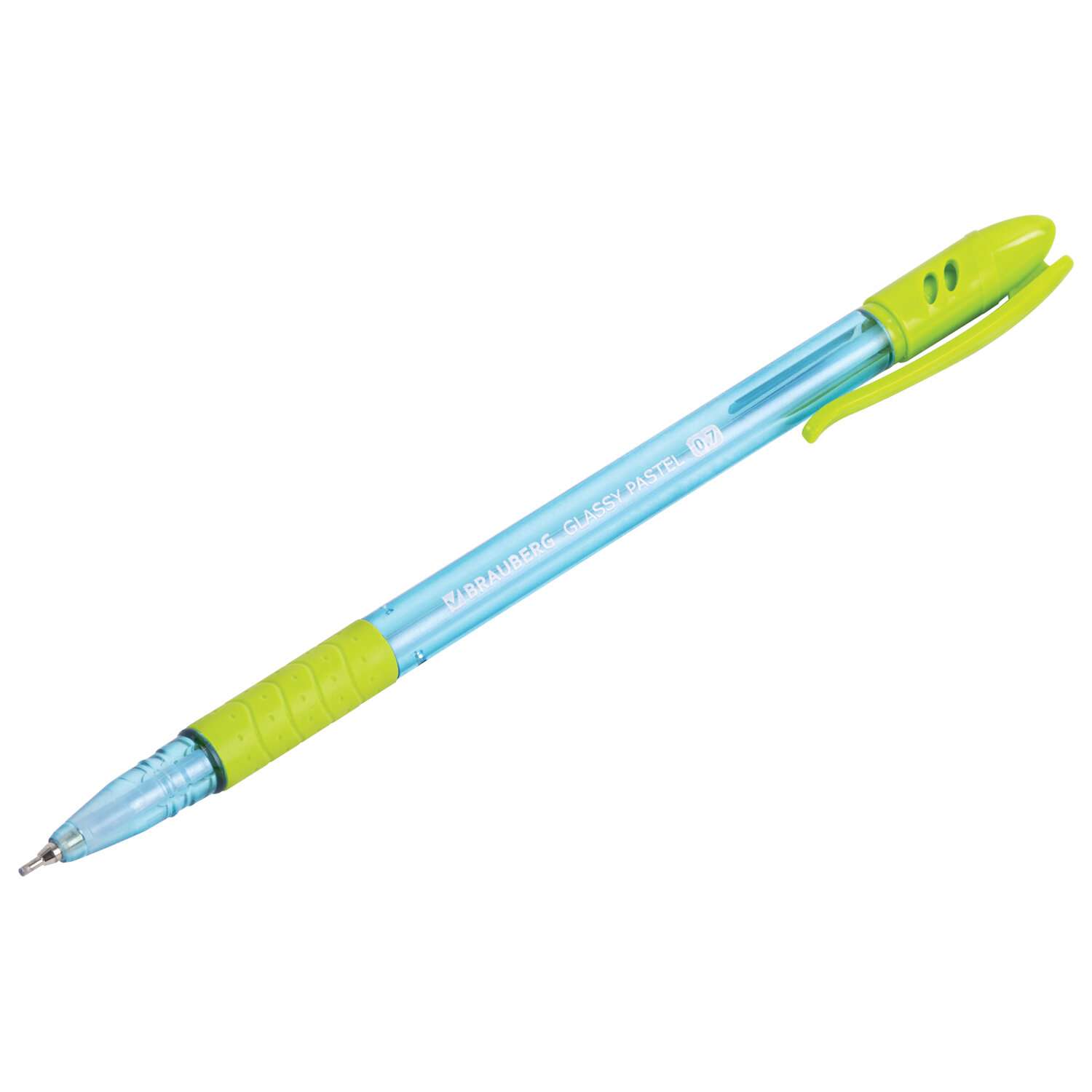 Ручки шариковые Brauberg синие набор 4 штук тонкие для школы - фото 7