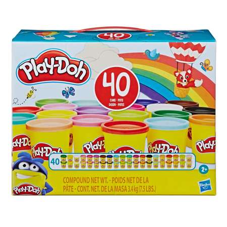 Набор для лепки Hasbro Play-Doh 40 банок