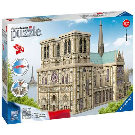 Пазл 3D Ravensburger Нотр Дам 216элементов 12523