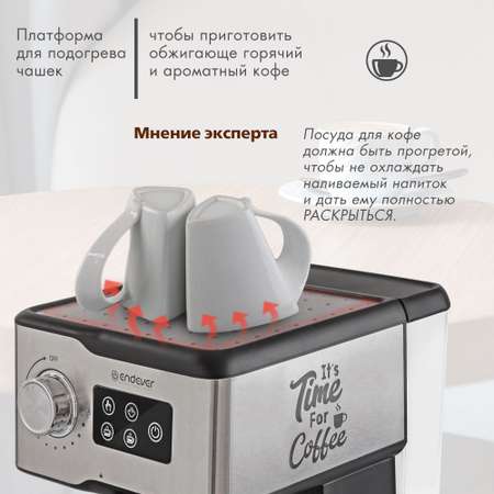 Кофеварка рожкового типа ENDEVER COSTA-1095