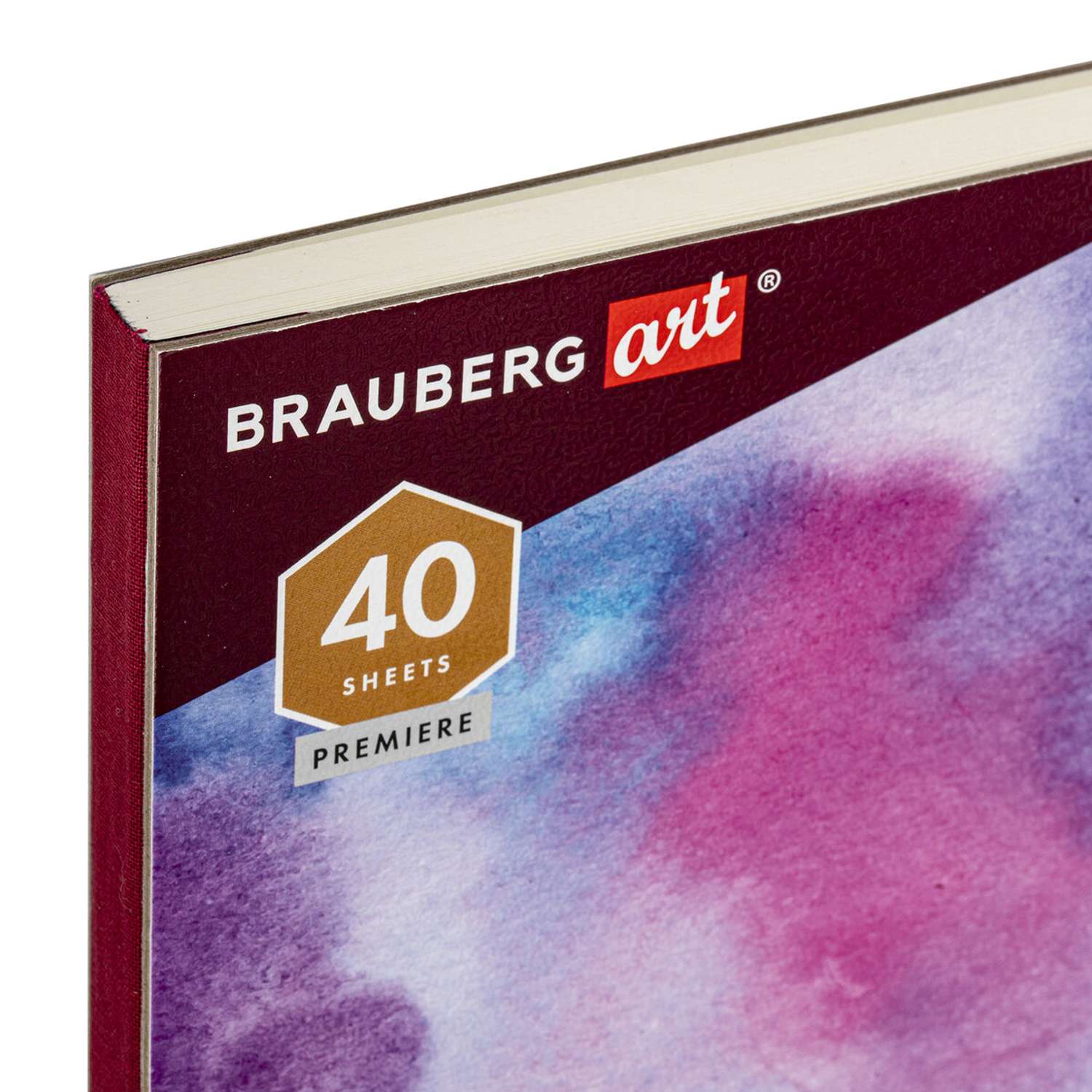 Скетчбук для эскизов Brauberg с белыми акварельными страницами 40 листов - фото 9