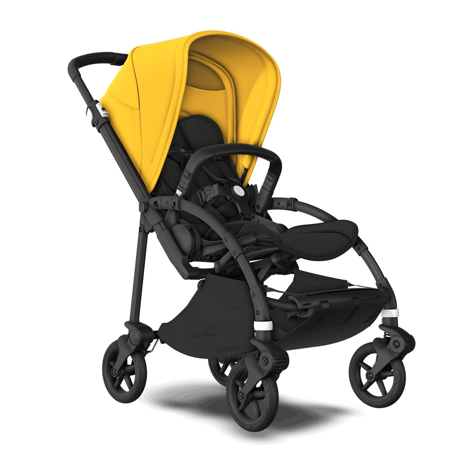 Коляска прогулочная Bugaboo Bee6 Complete Black-Lemon-Yellow 500304LM01 - фото 8