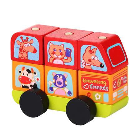 Игрушка Cubika Автобус LM-10 7деталей 13197