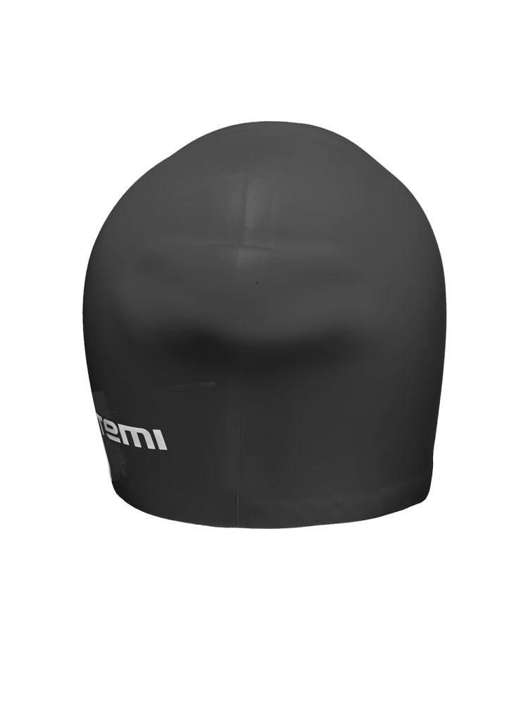 Шапочка для плавания LC-02 Atemi для длинных волос силикон объём 56-64 см цвет чёрный - фото 3