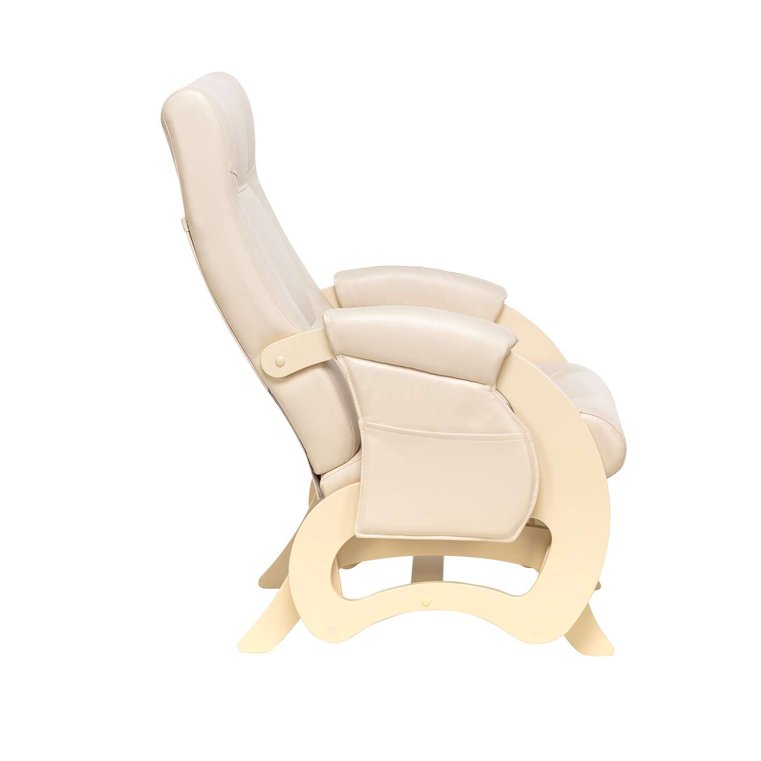 Кресло для кормления Milli Ария с карманами дуб шампань / Polaris Beige - фото 3