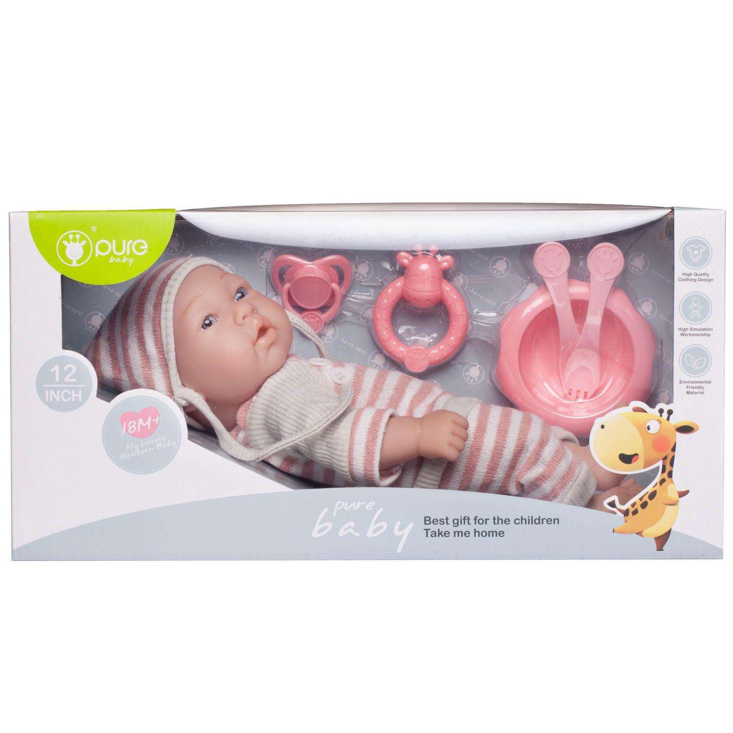 Кукла-пупс Junfa Pure Baby в вязаных вещичках 30 см WJ-22513 - фото 1