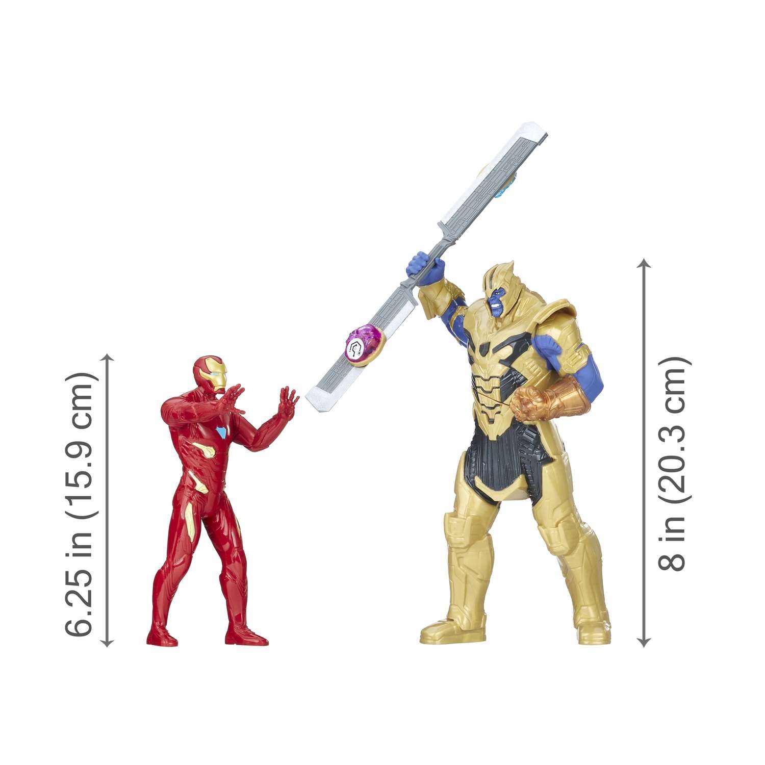 Набор игровой Marvel Танос и Железный Человек E0559121 - фото 3
