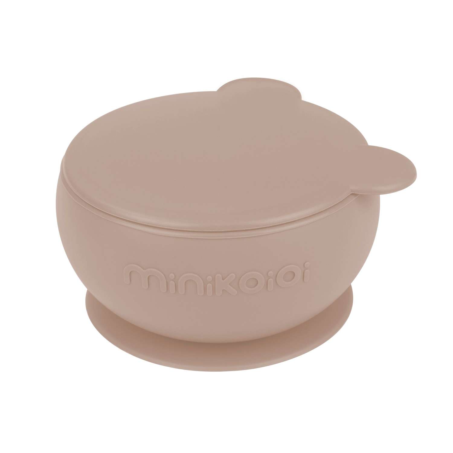 Тарелка глубокая для детей MinikOiOi силиконовая с присоской и крышкой - фото 22