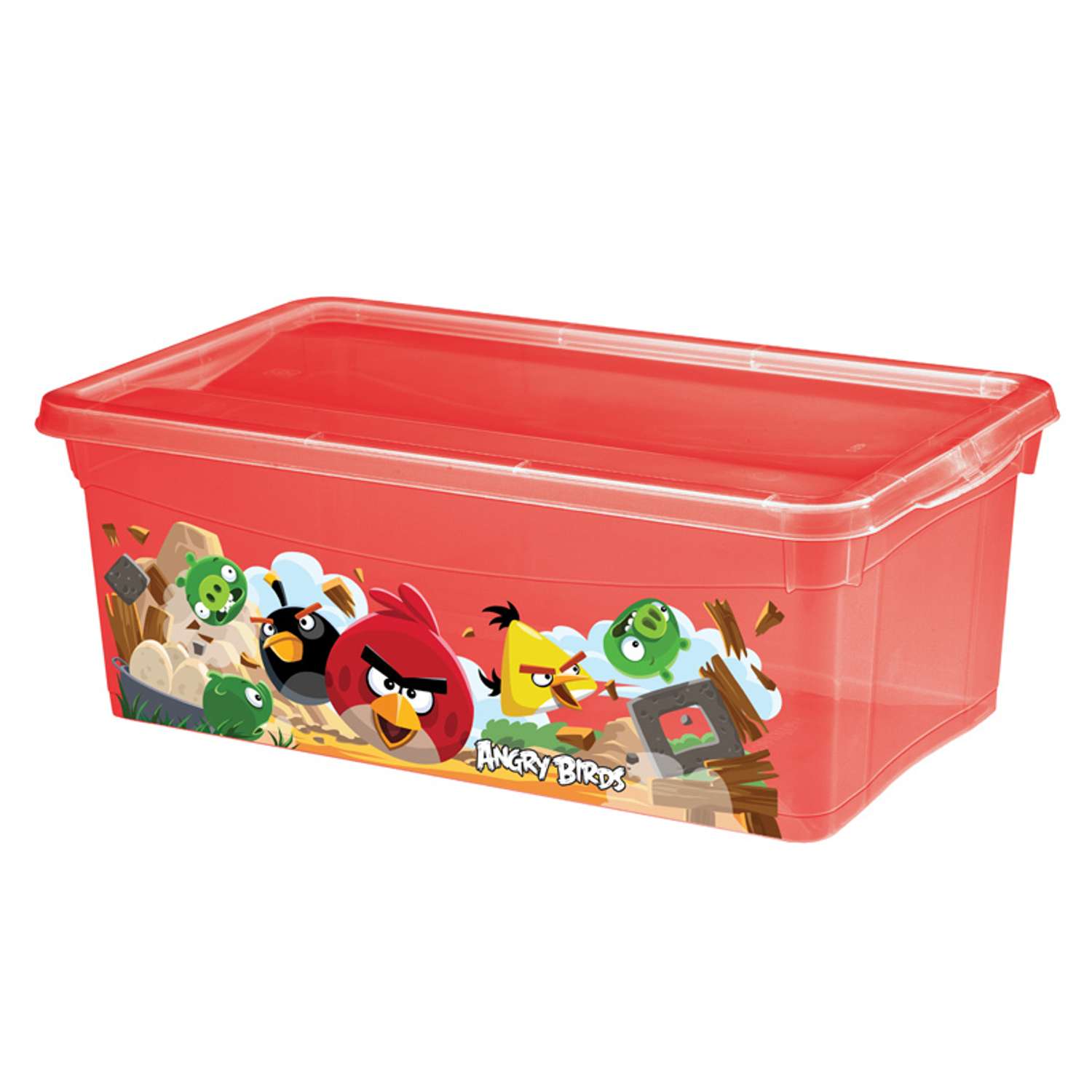 Ящик для игрушек Пластишка Angry Birds 5 л в ассортименте - фото 2