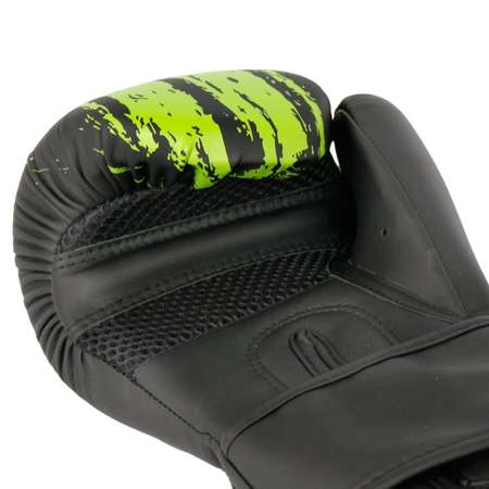 Перчатки боксерские BoyBo Stain BGS322 зеленый 6 OZ