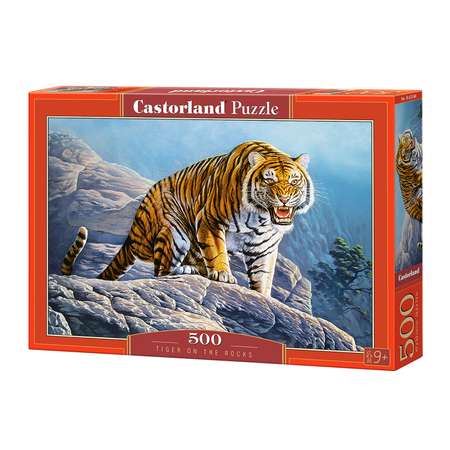 Пазл Castorland Тигр на скалах 500 деталей