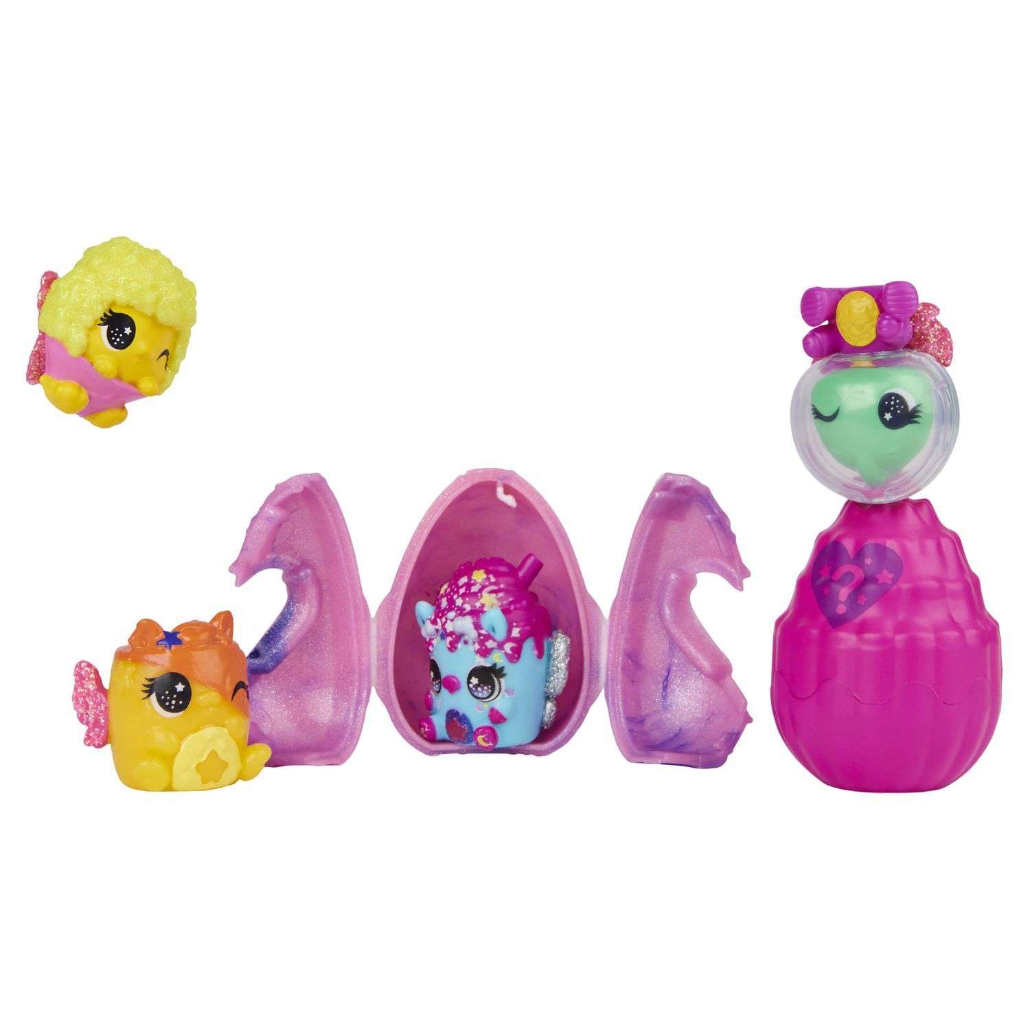 Набор фигурок Hatchimals S8 4шт в непрозрачной упаковке (Cюрприз)6056399 - фото 3