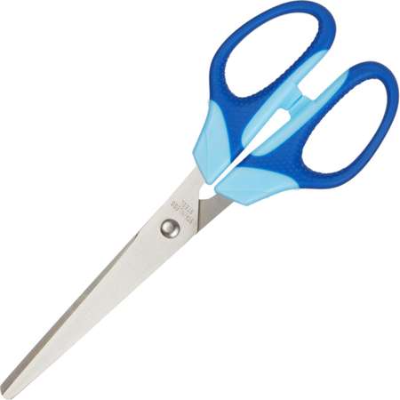 Ножницы Attache ErgoampSoft 180 мм с резиновыми ручками цвет синий 4 шт