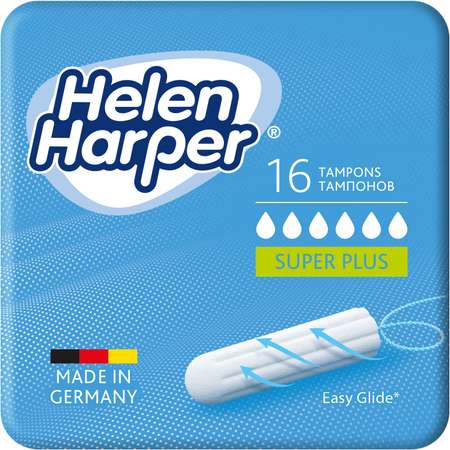 Тампоны безаппликаторные Helen Harper Super Plus 16 шт