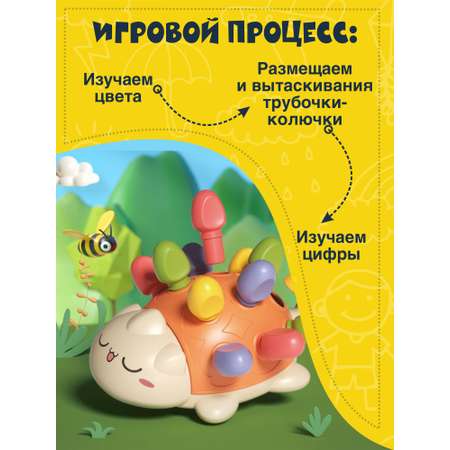 Развивающая игрушка NR-Toys сортер милый котик