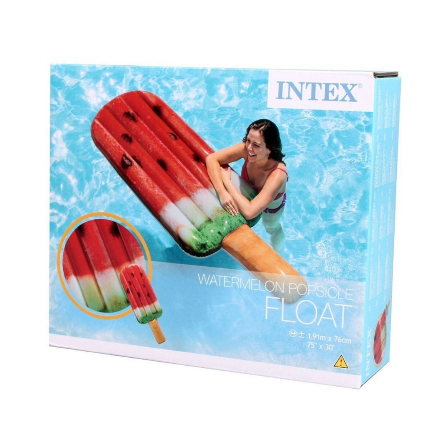 Матрас для плавания Intex 191x76 см Арбузное эскимо - фото 3