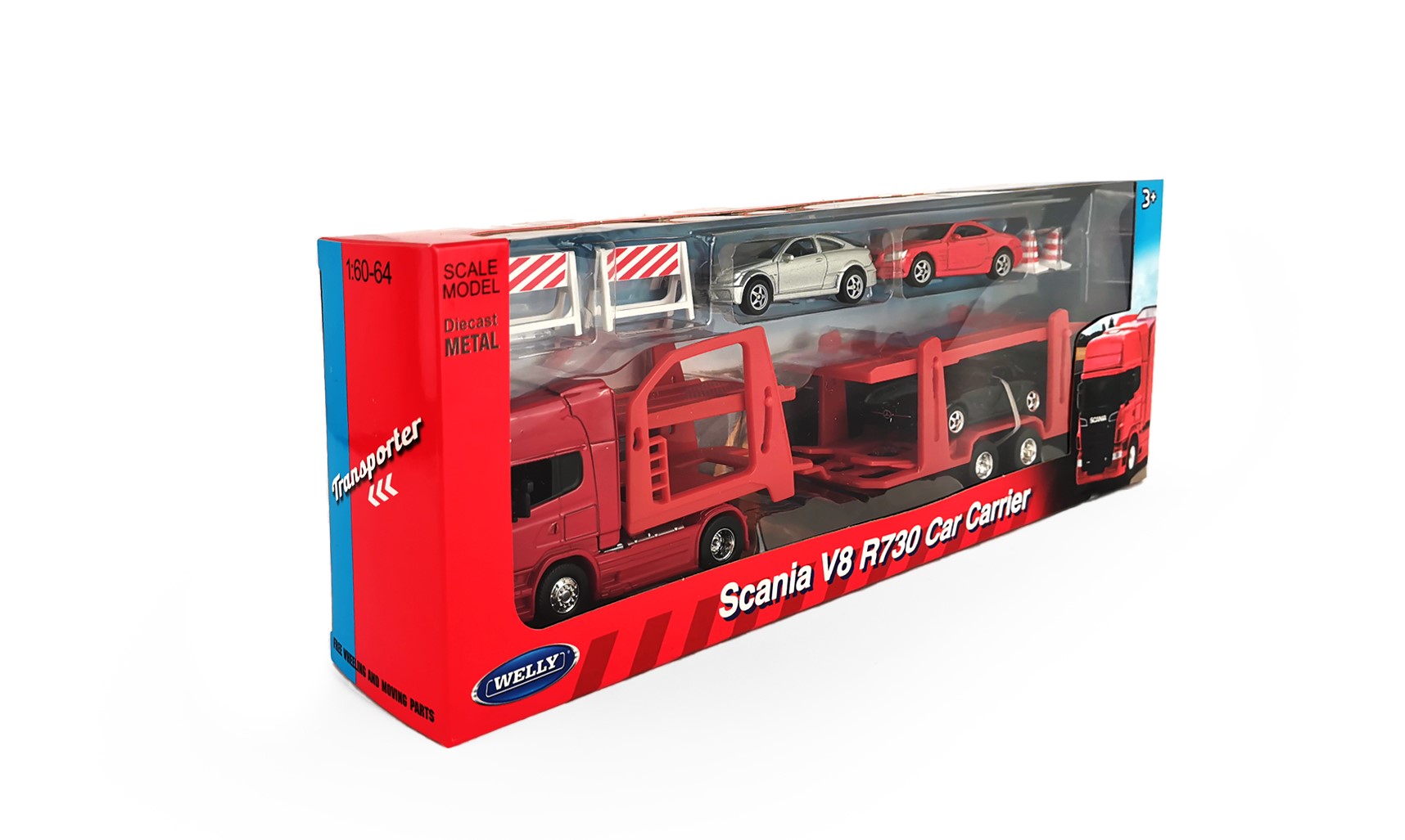 Грузовик Welly Scania 1:64 68023SL-F-10G(C) - фото 3