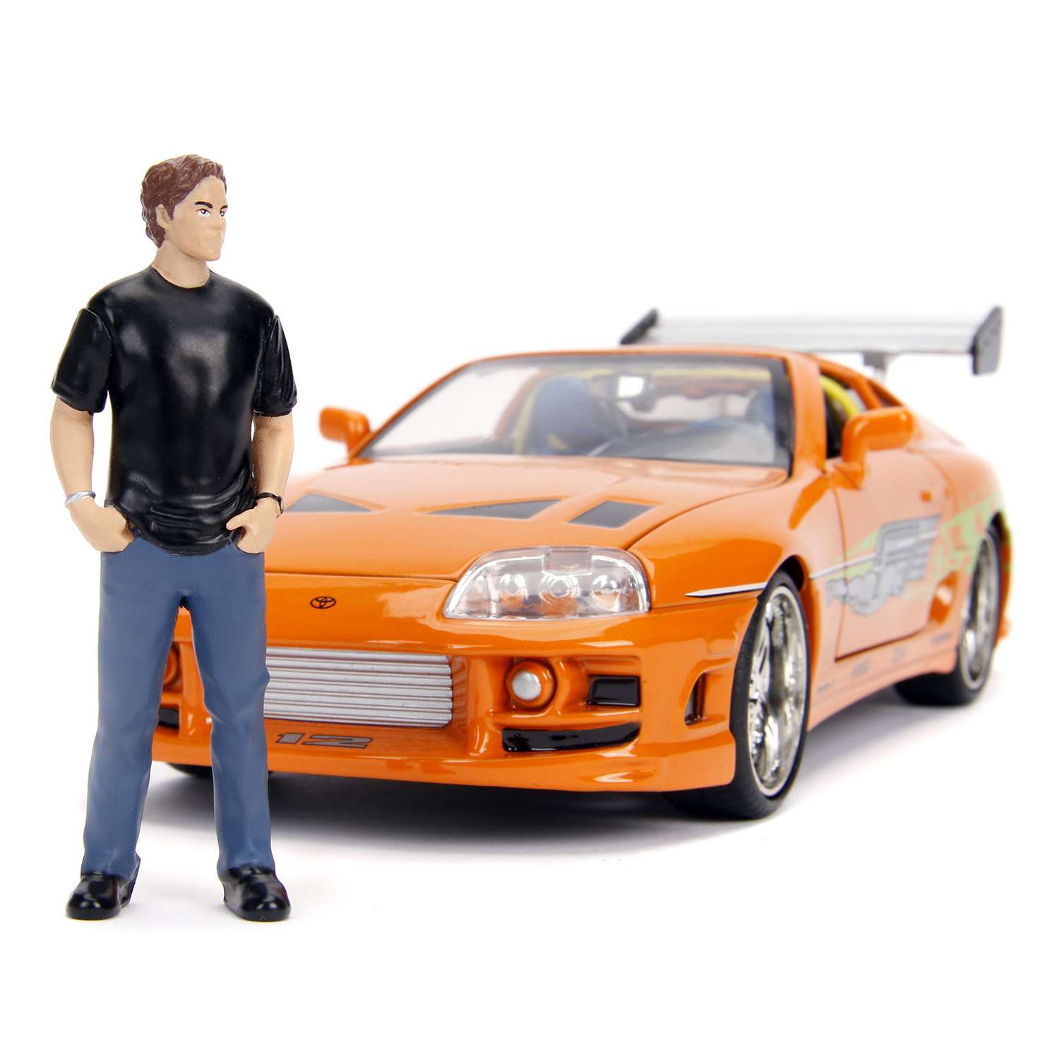 Машина Jada Fast and Furious 1:24Toyota Supra 1995 +фигурка Брайна О Коннера 30738 30738 - фото 5