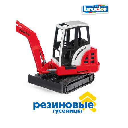 Игрушка BRUDER Мини экскаватор гусеничный Schaeff HR16