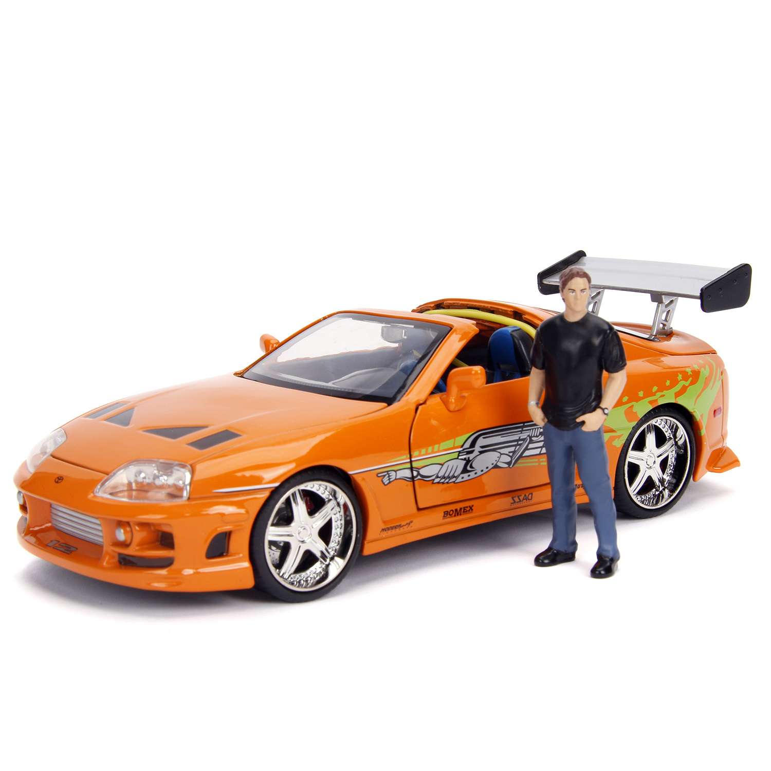 Машина Jada Fast and Furious 1:24Toyota Supra 1995 +фигурка Брайна О Коннера 30738 30738 - фото 3