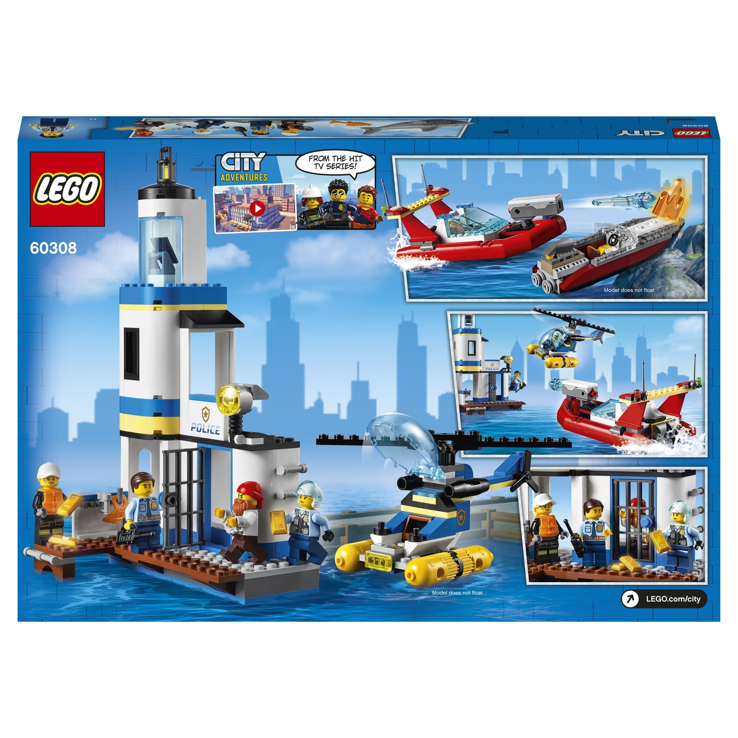 Конструктор LEGO City Police Операция береговой полиции и пожарных 60308 - фото 3